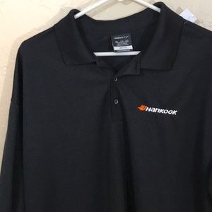 Nike Gold short sleeve polo shirt Hankook size XXL